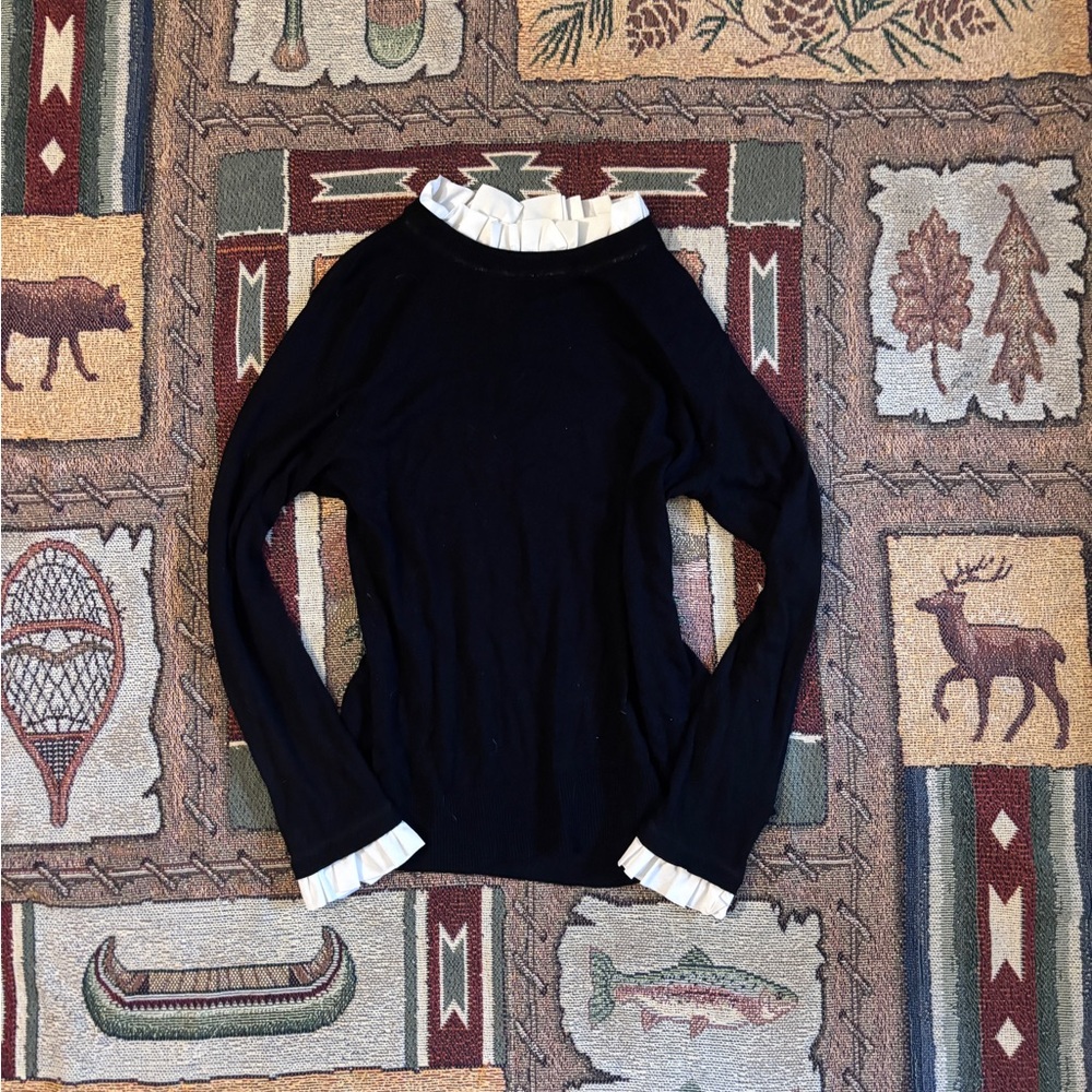 14th & Union Black Top with White Trim